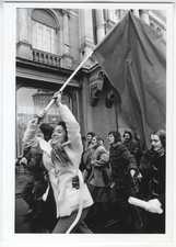 Anti-Vietnam-Demonstration in Graz, Jänner 1973, Fotografie von Branko Lenart
